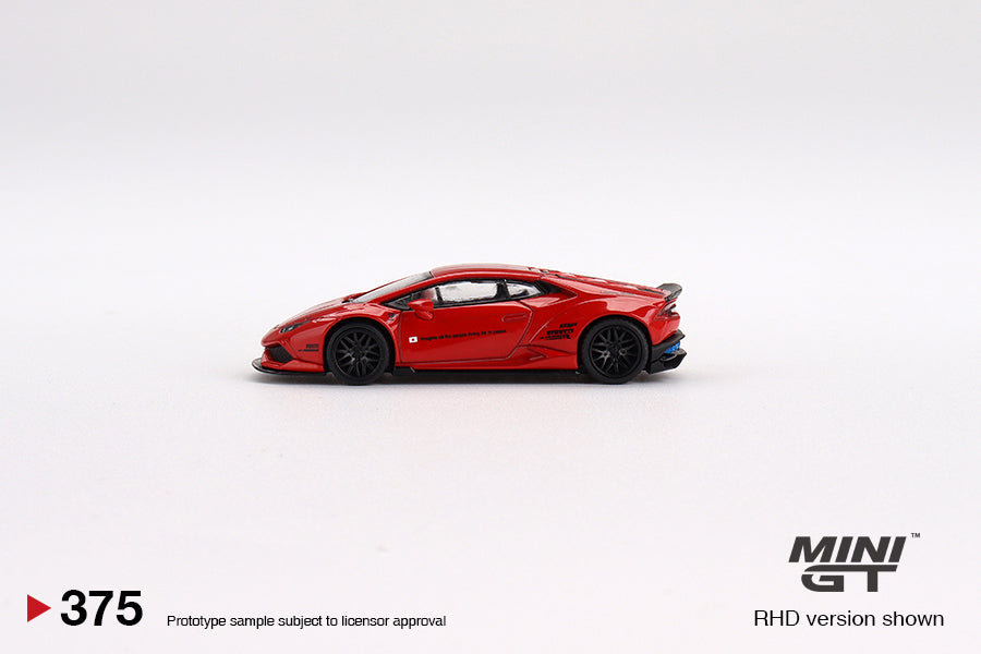 Mini GT LB☆WORKS Lamborghini Huracán 1:64 Rojo – MiJo Exclusive