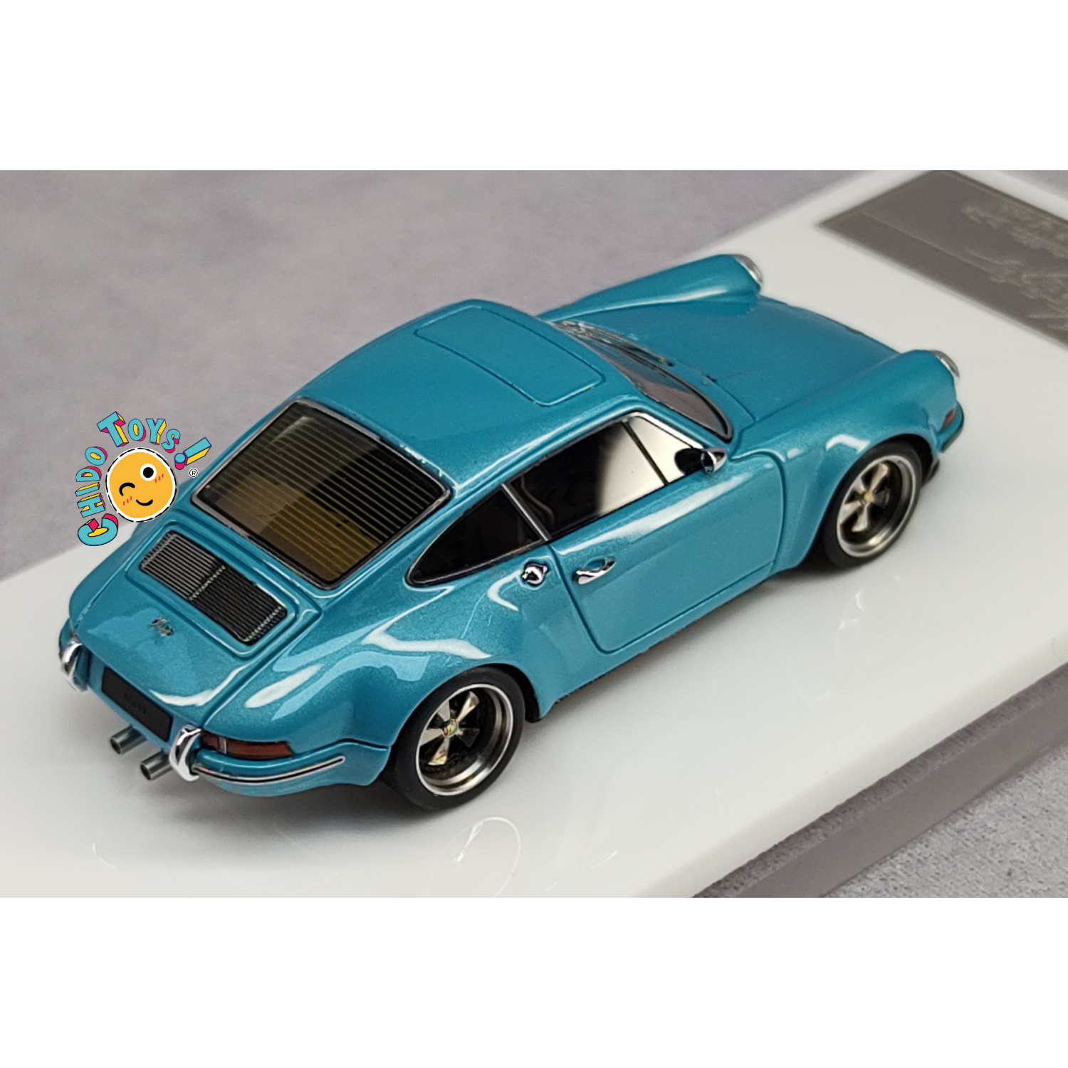 Kaege Retro Turbo Ipanema blue metallic – MY64 1:64 (Edición Limitada 199 Piezas)