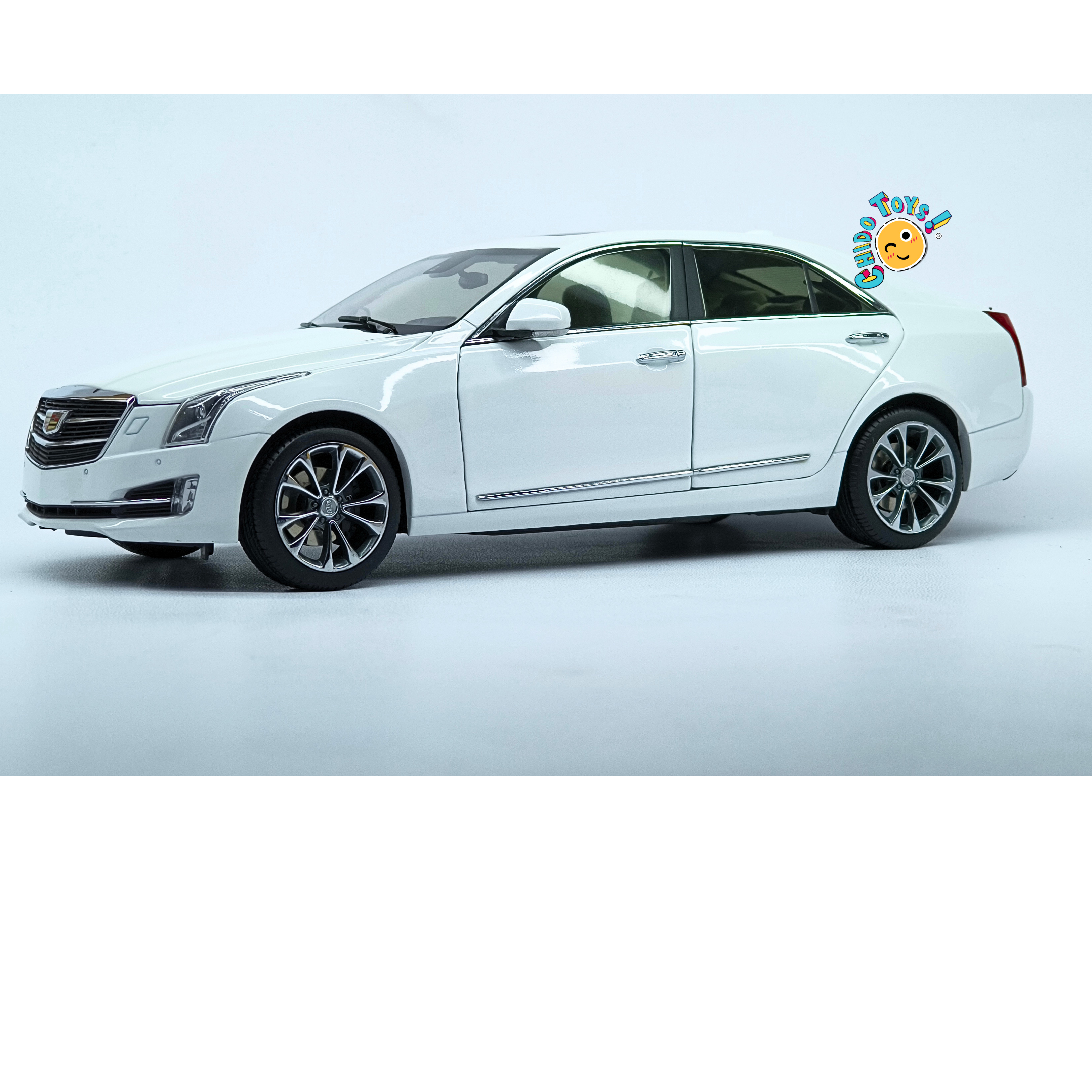 Cadillac ATS-L Dealer Edition 1:18 blanco con apertura total