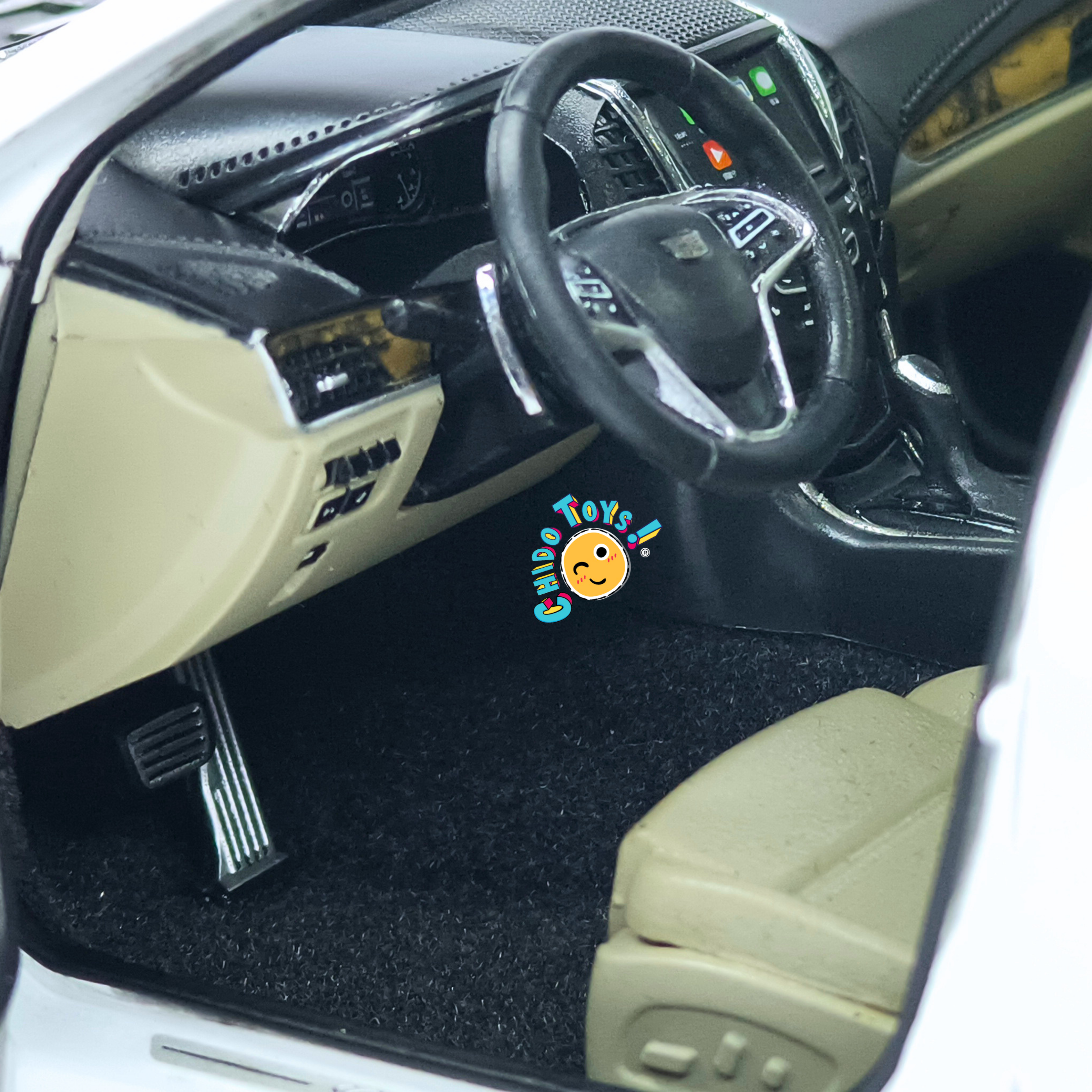 Cadillac ATS-L Dealer Edition 1:18 blanco con apertura total