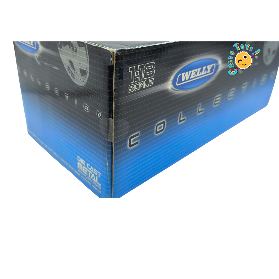 Welly Bentley Continental Supersports 1:18 gris metálico con dirección funcional