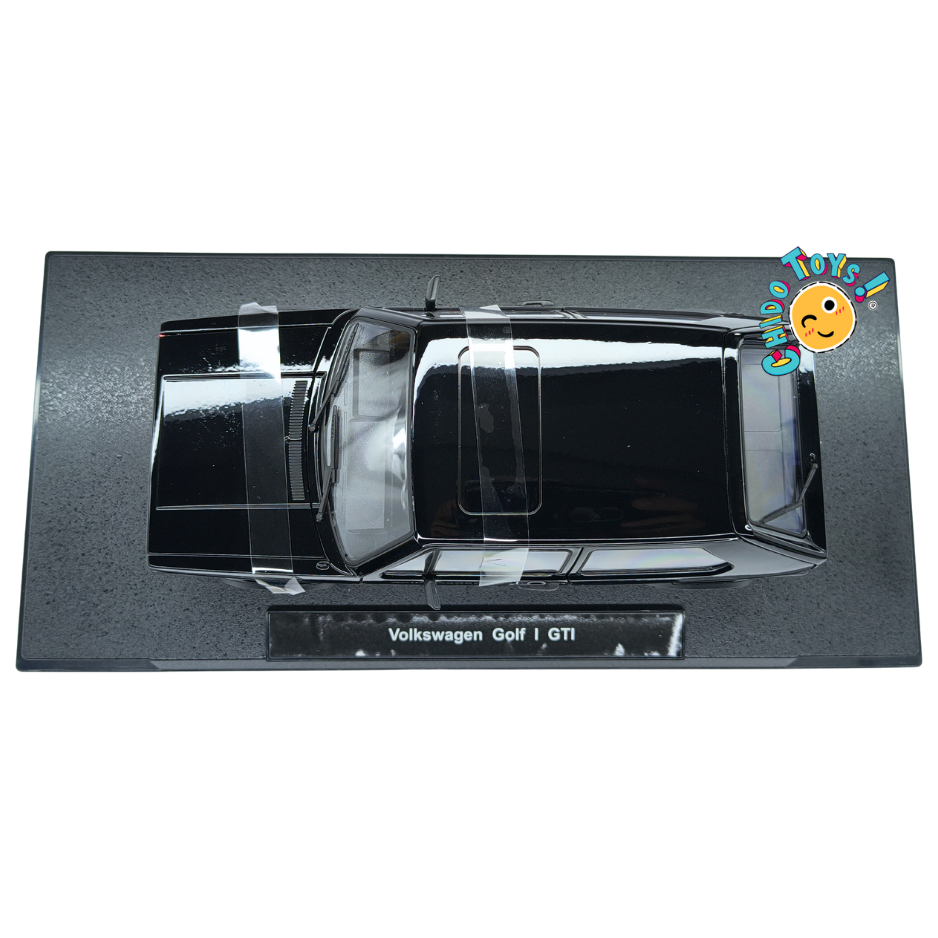 Welly NEX Volkswagen Golf I GTI 1:18 Negro con base de exhibición