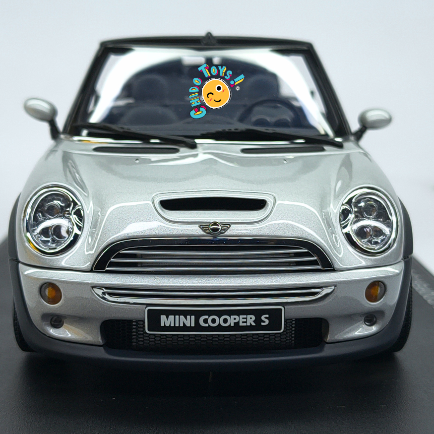 AUTOart MINI Cooper S Convertible 1:18 Plata Metalizado