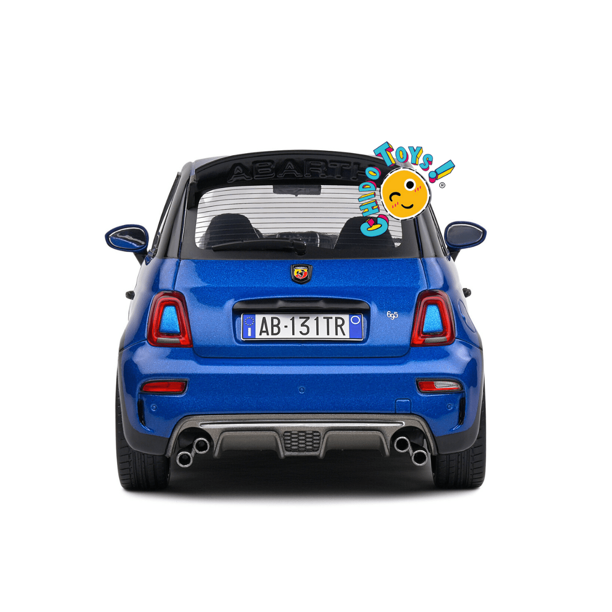 Abarth 595 Competizione Azul – Escala 1:18 Solido - Chido Toys