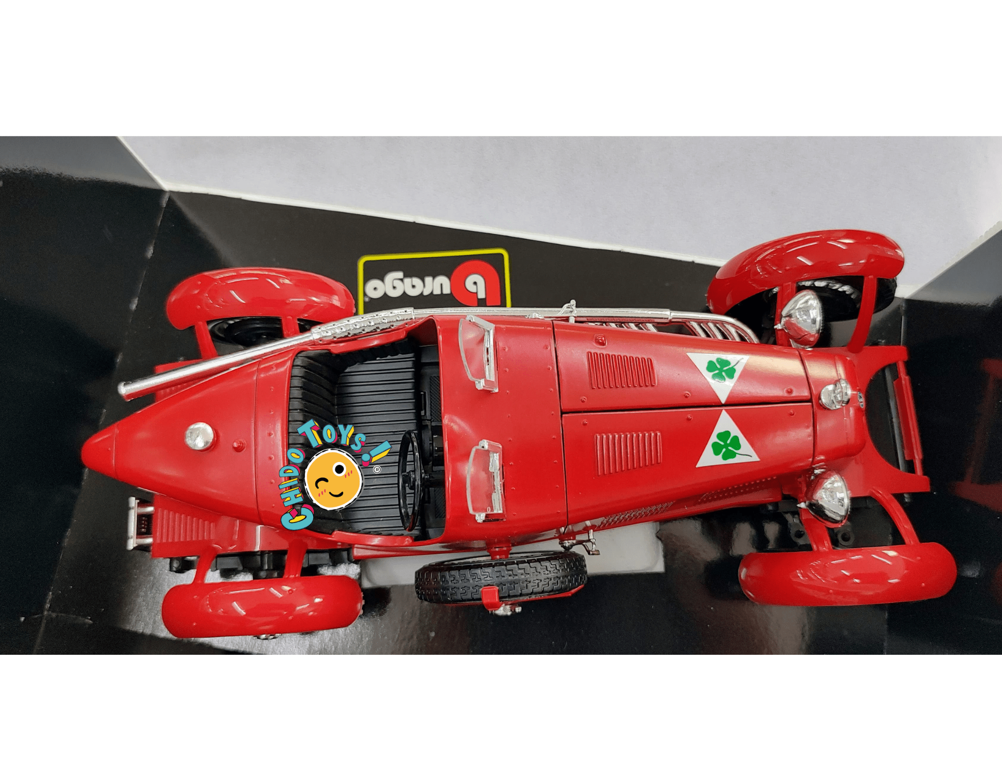 Alfa Romeo 8C 2300 Monza 1931 – Bburago 1:18 (Hecho en Italia) - Chido Toys