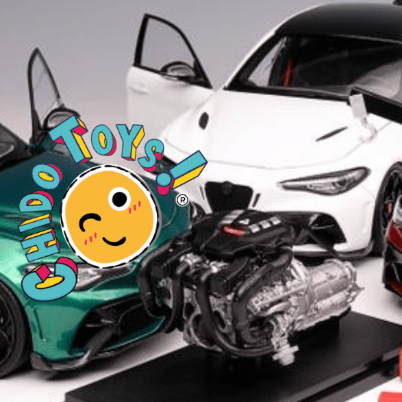 Alfa Romeo Giulia GTA – Motothelix 1:18 (Aperturas Funcionales, Motor Extraíble, Edición Limitada) - Chido Toys