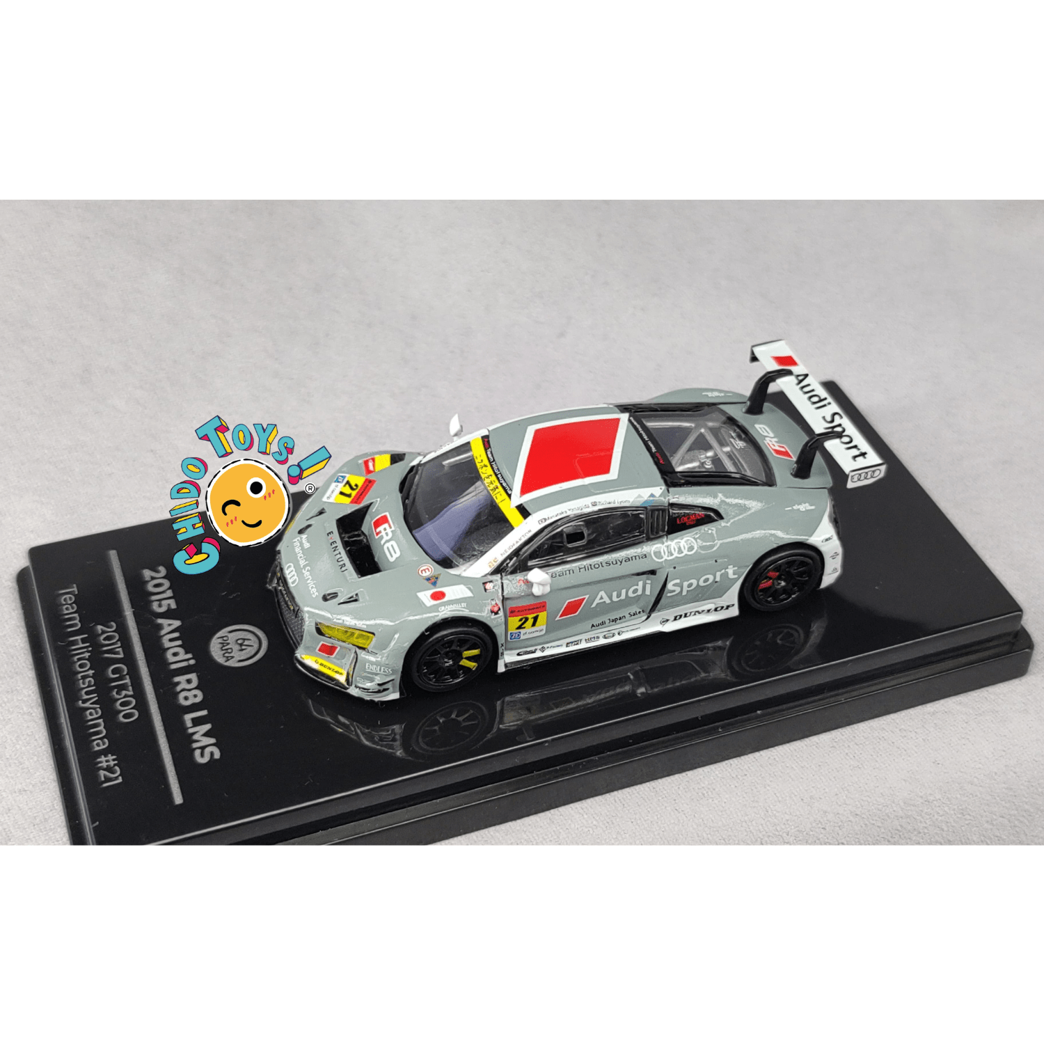 Audi R8 LMS GT300 #21 Hitotsuyama 2017 – PARA64 1:64 - Chido Toys