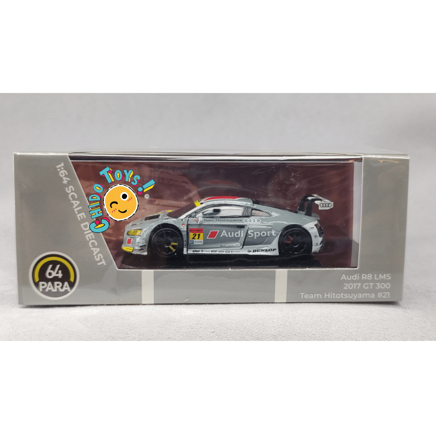Audi R8 LMS GT300 #21 Hitotsuyama 2017 – PARA64 1:64 - Chido Toys