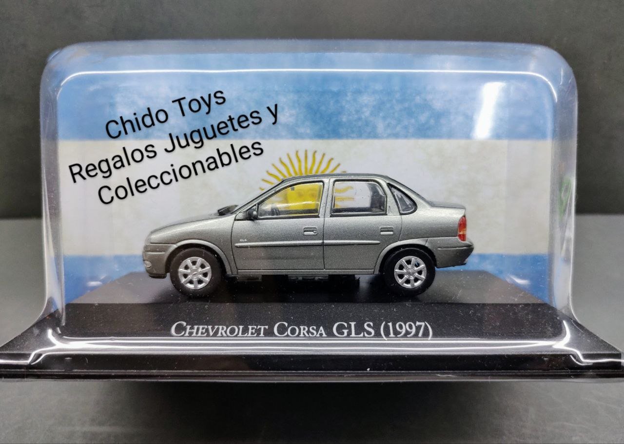 Auto a escala 1:43, Modelo Chevrolet Chevy Monza (Opel Corsa GLS) - Chido Toys