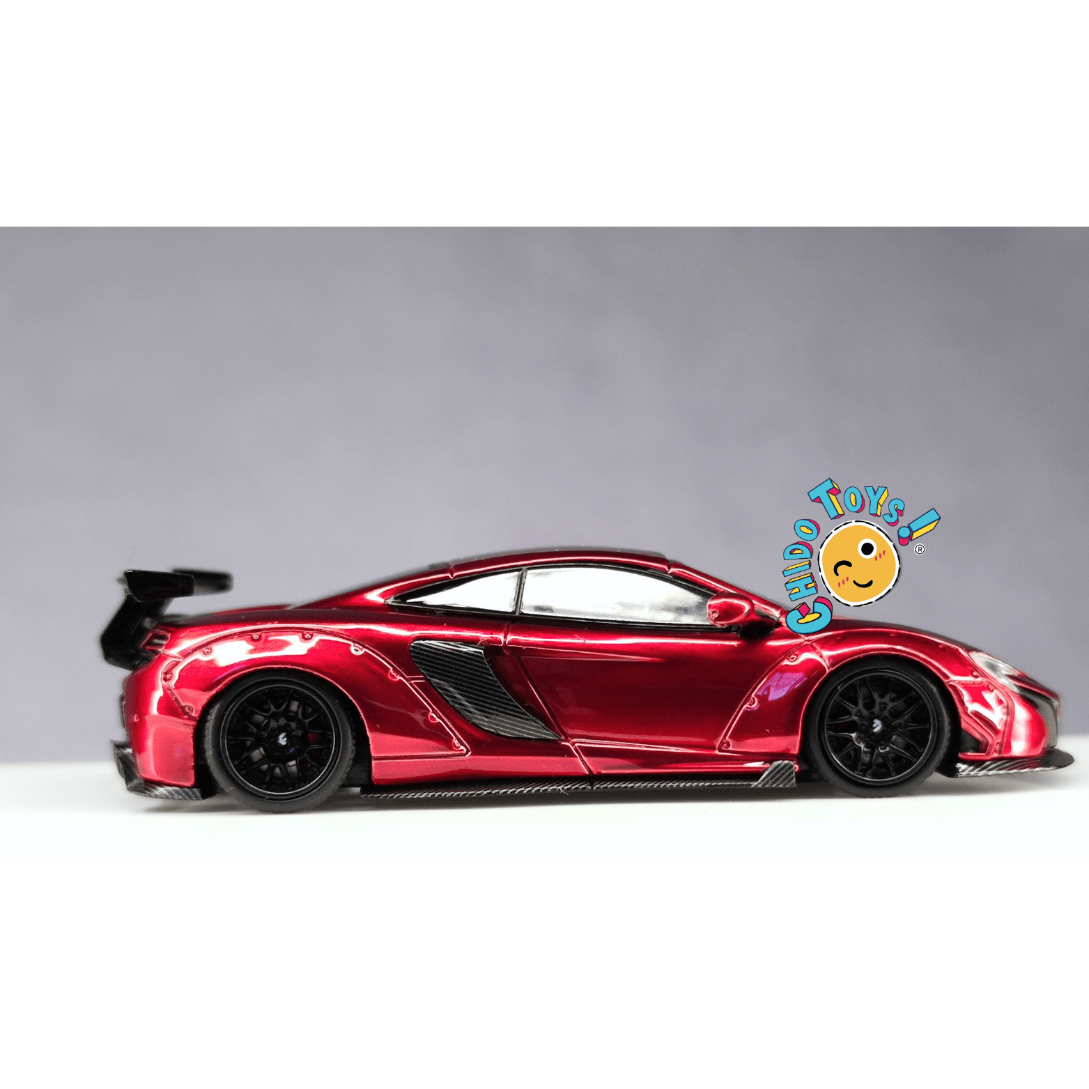 Auto a escala 1:64 McLaren 650S rojo candy – Star Model - Chido Toys