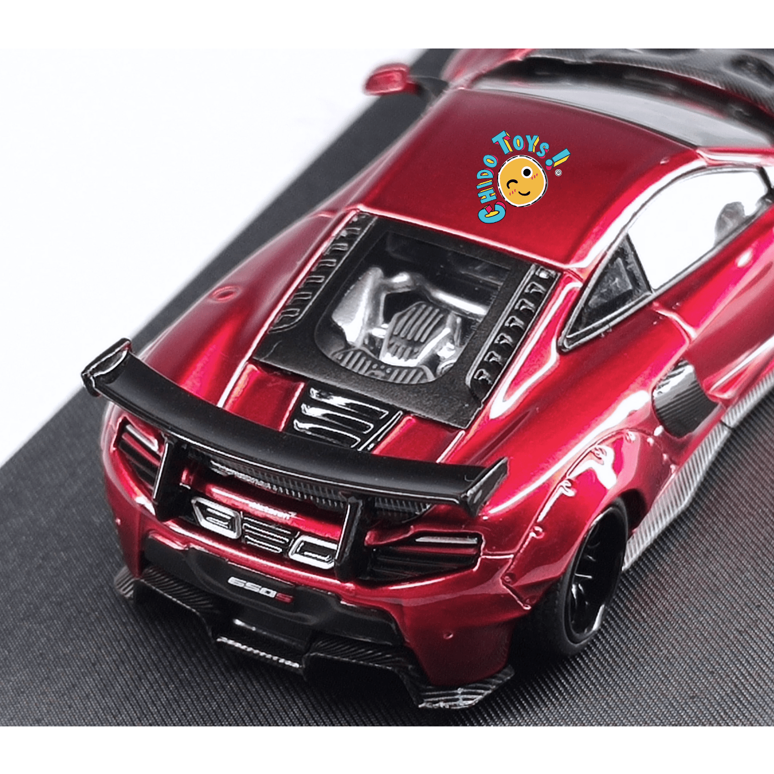 Auto a escala 1:64 McLaren 650S rojo candy – Star Model - Chido Toys