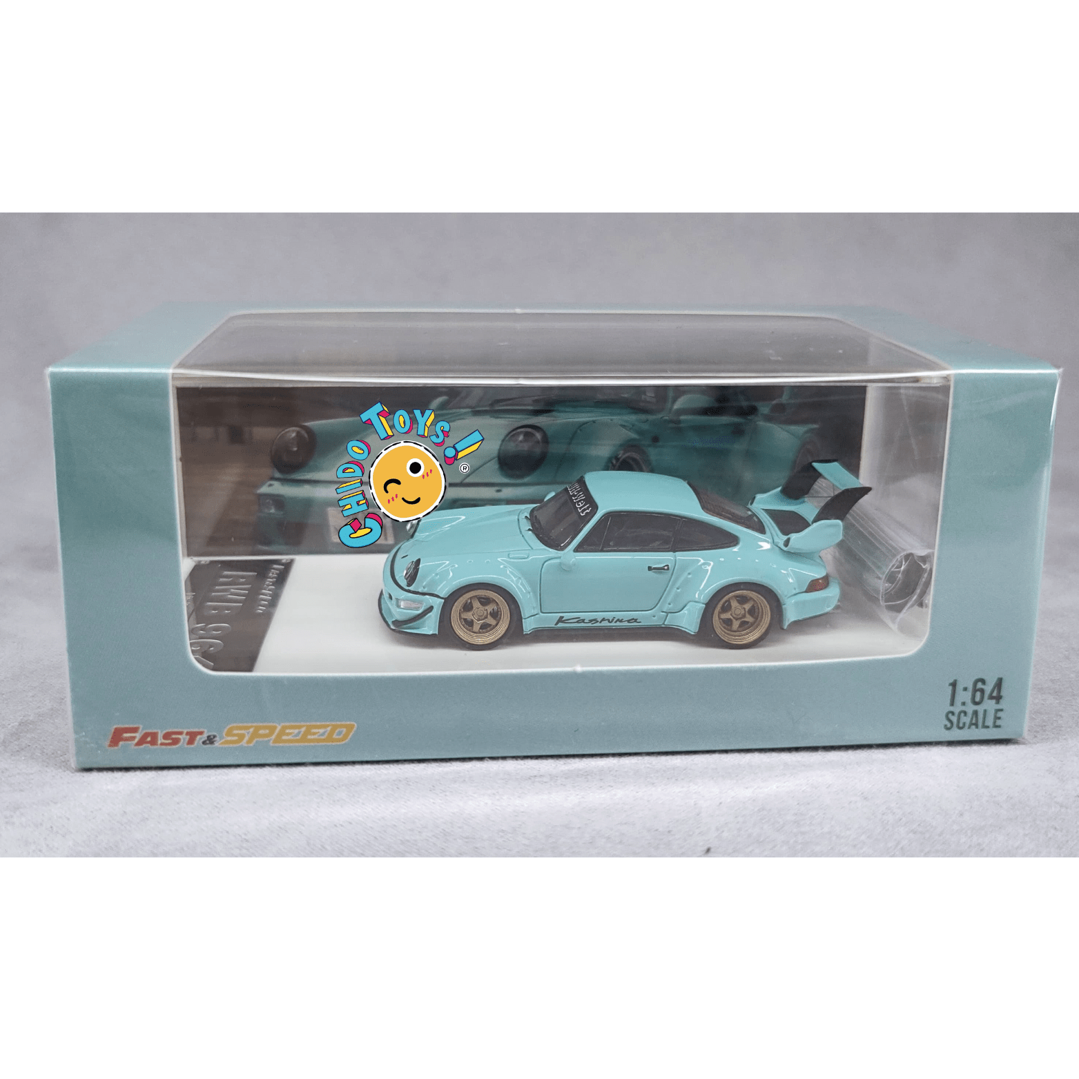 🏁 Auto a Escala 1/64 RWB 964 Kashiwa Fast & Speed – Edición Limitada - Chido Toys