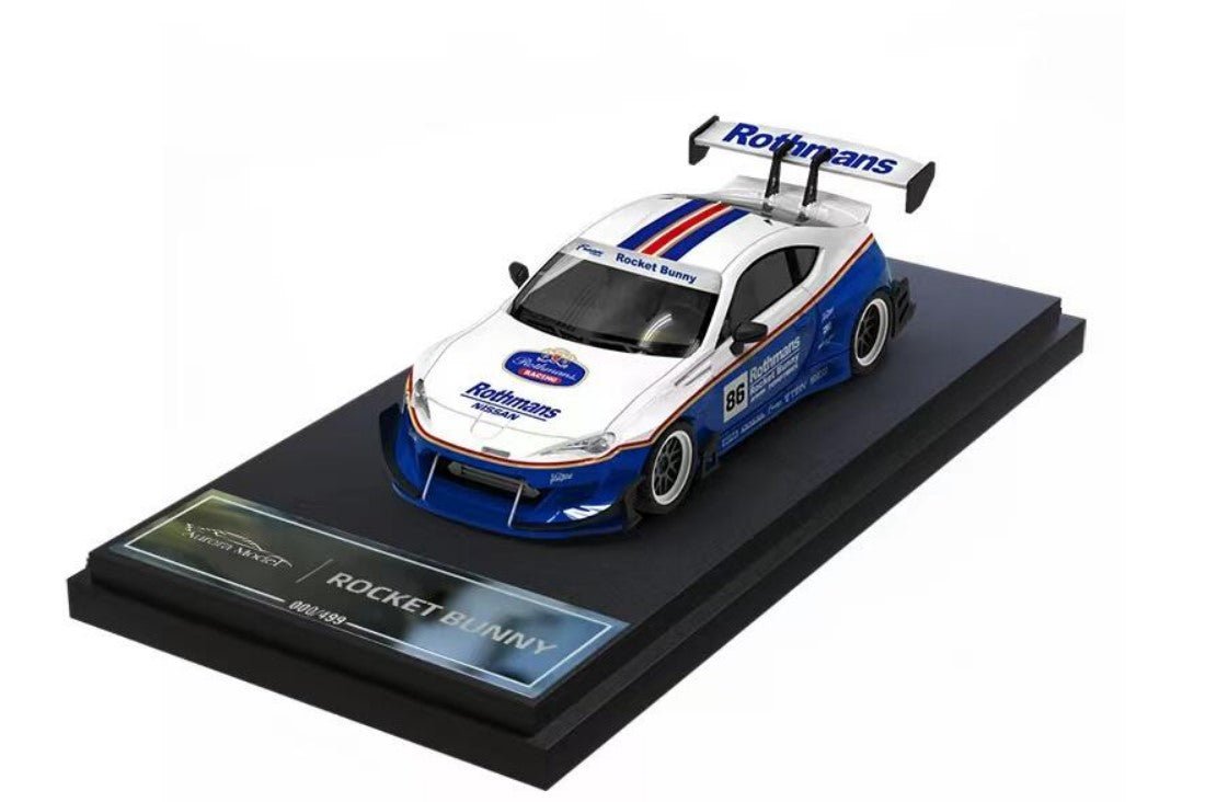 Auto a escala marca Aurora Model, Modelo Toyota GT86 Rothman - Chido Toys