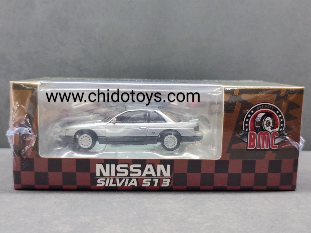 Auto a escala marca BMC, Modelo Nissan Silvia S13 - Chido Toys