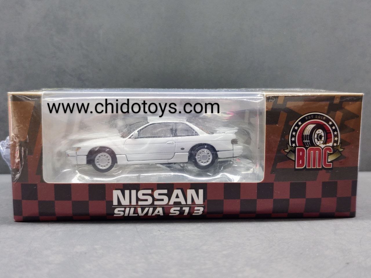Auto a escala marca BMC, Modelo Nissan Silvia S13 - Chido Toys