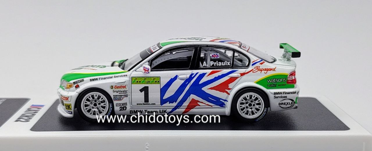 Auto a escala marca CATCH22, modelo 320i Guía de Carrera Macau 2005 - Chido Toys