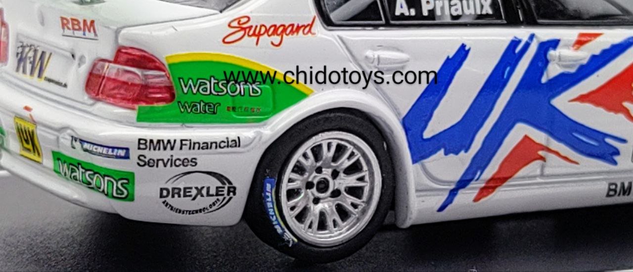 Auto a escala marca CATCH22, modelo 320i Guía de Carrera Macau 2005 - Chido Toys