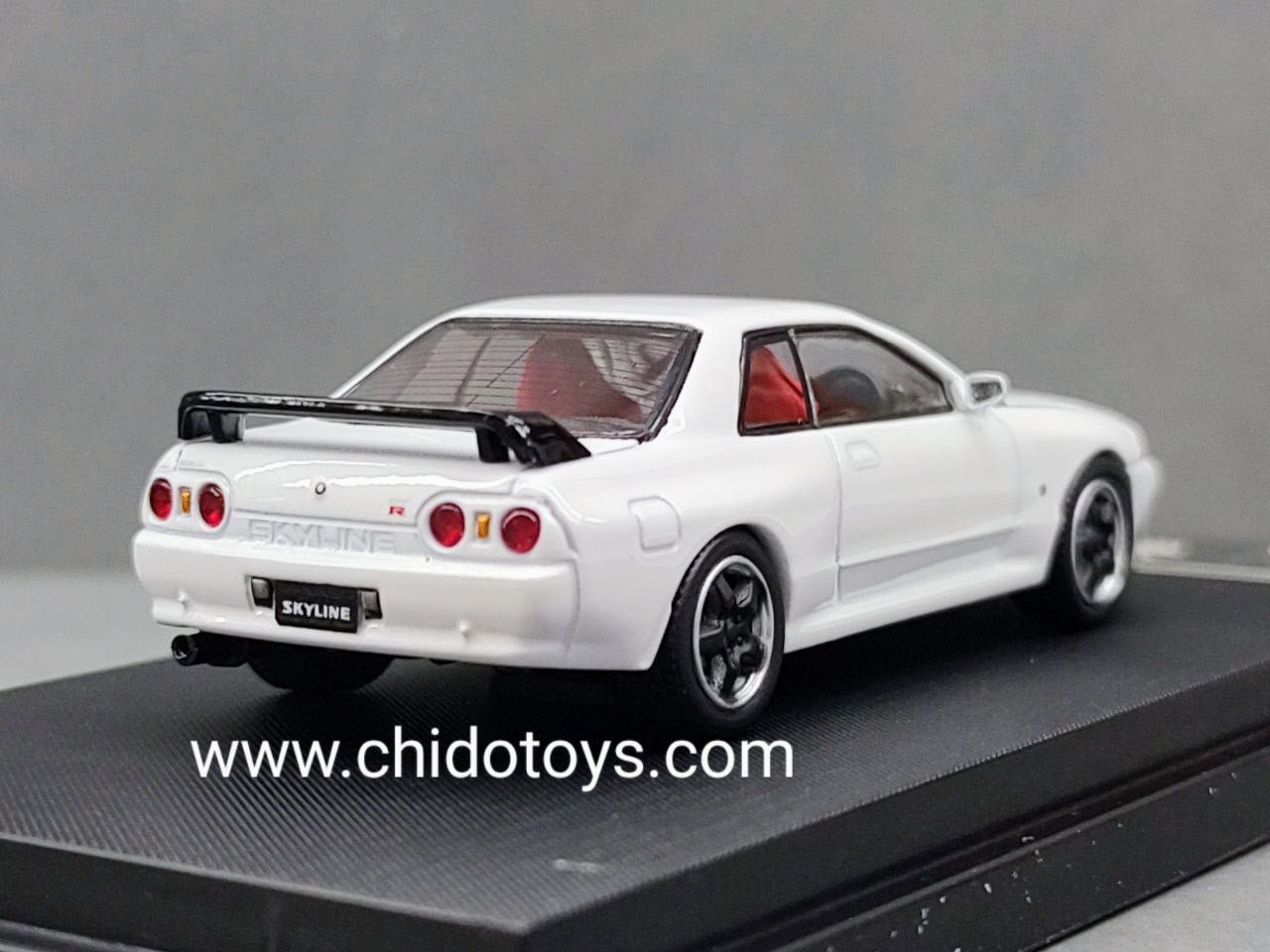 Auto a escala marca Cool Art, Modelo Nissan GTR R32 - Chido Toys