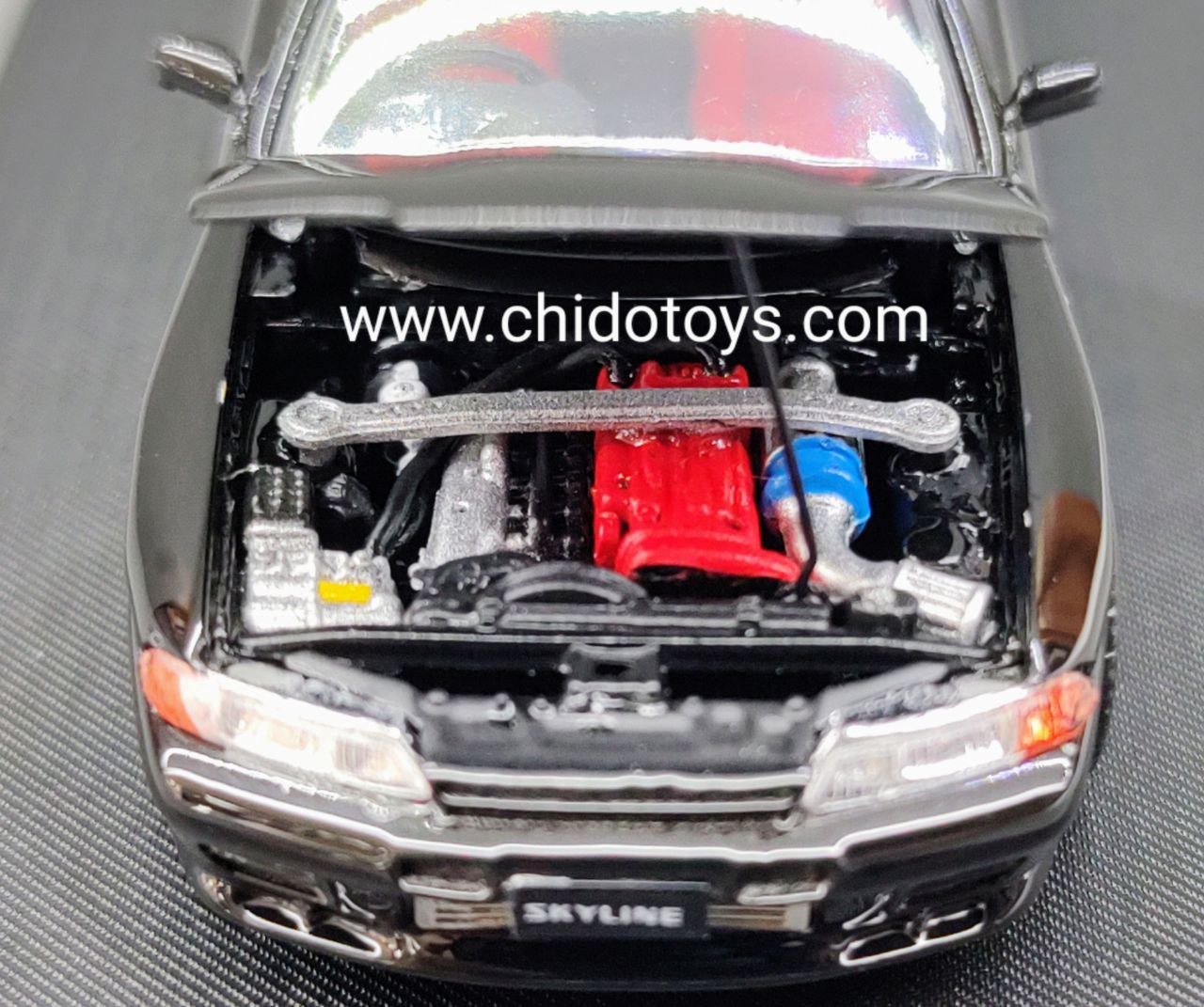 Auto a escala marca Cool Art, Modelo Nissan GTR R32 - Chido Toys