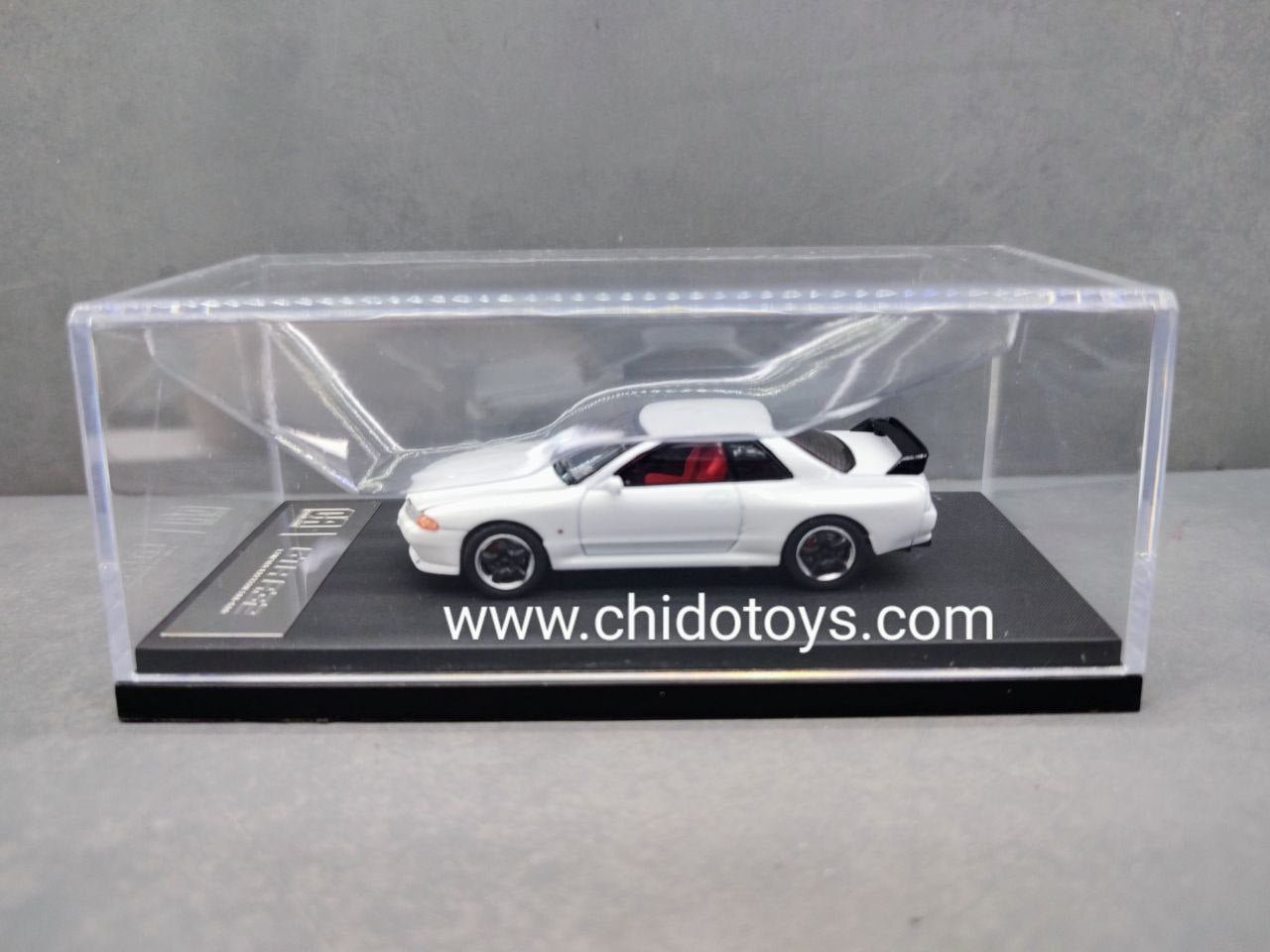 Auto a escala marca Cool Art, Modelo Nissan GTR R32 - Chido Toys
