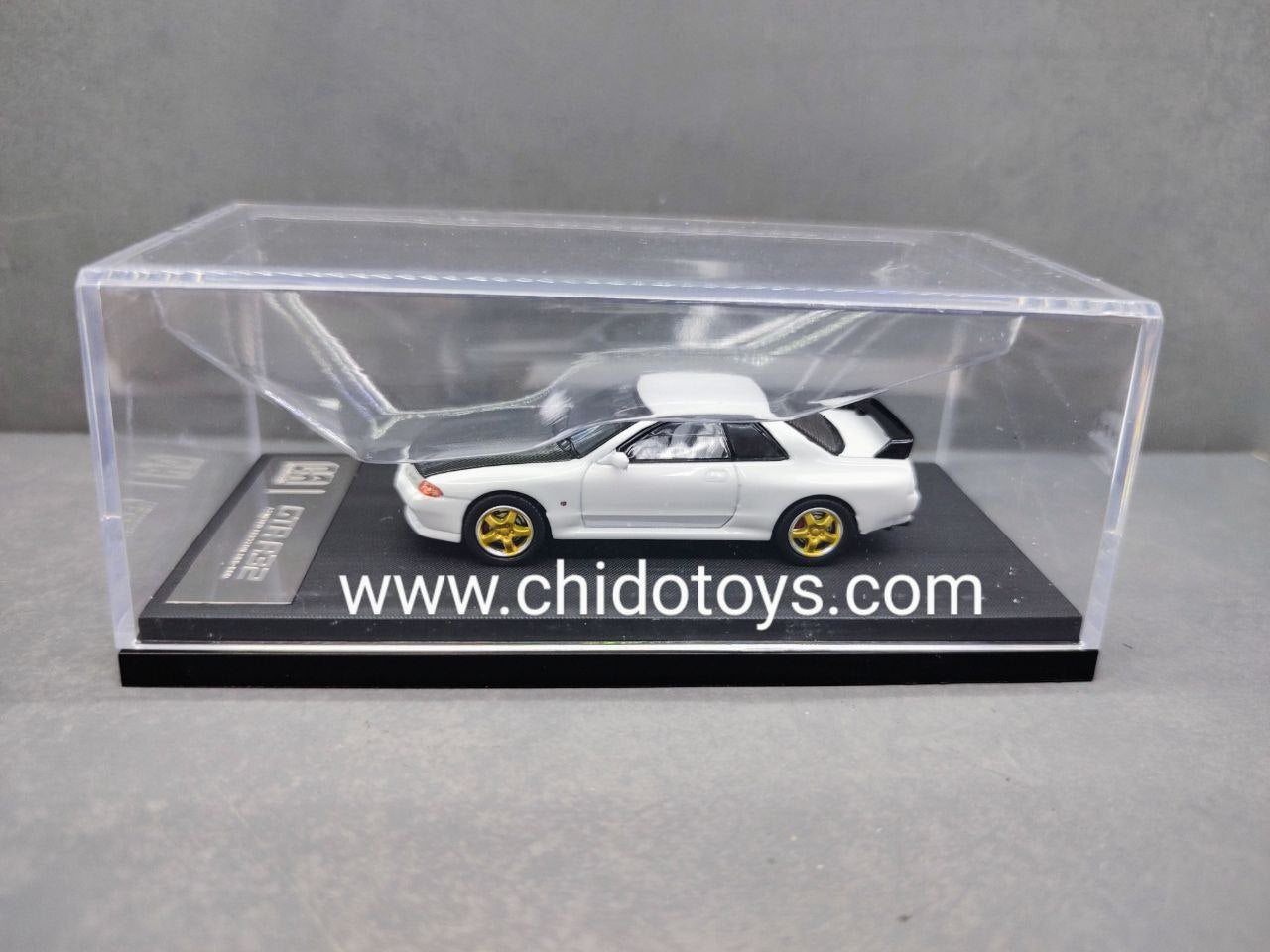 Auto a escala marca Cool Art, Modelo Nissan GTR R32 - Chido Toys