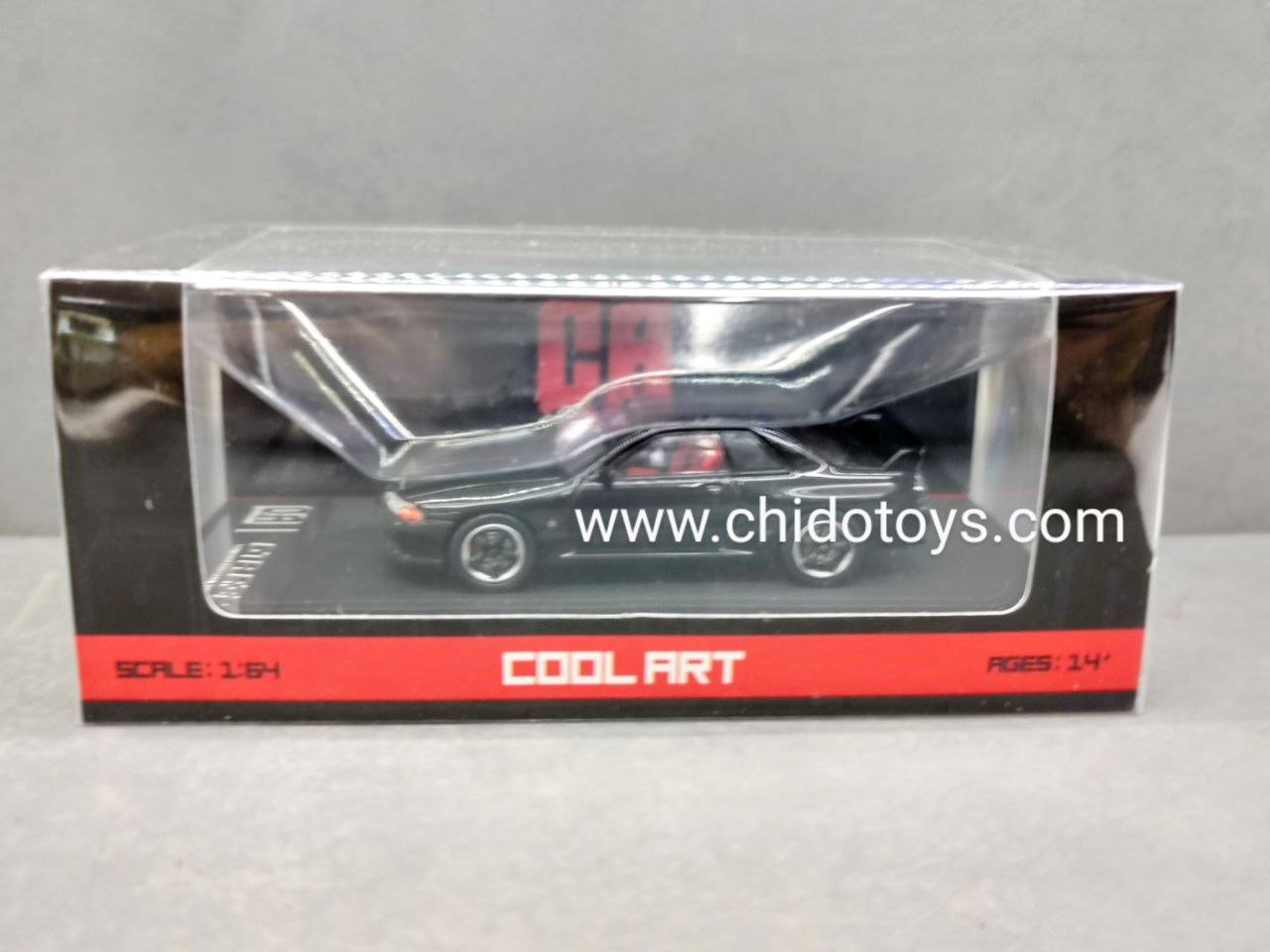 Auto a escala marca Cool Art, Modelo Nissan GTR R32 - Chido Toys