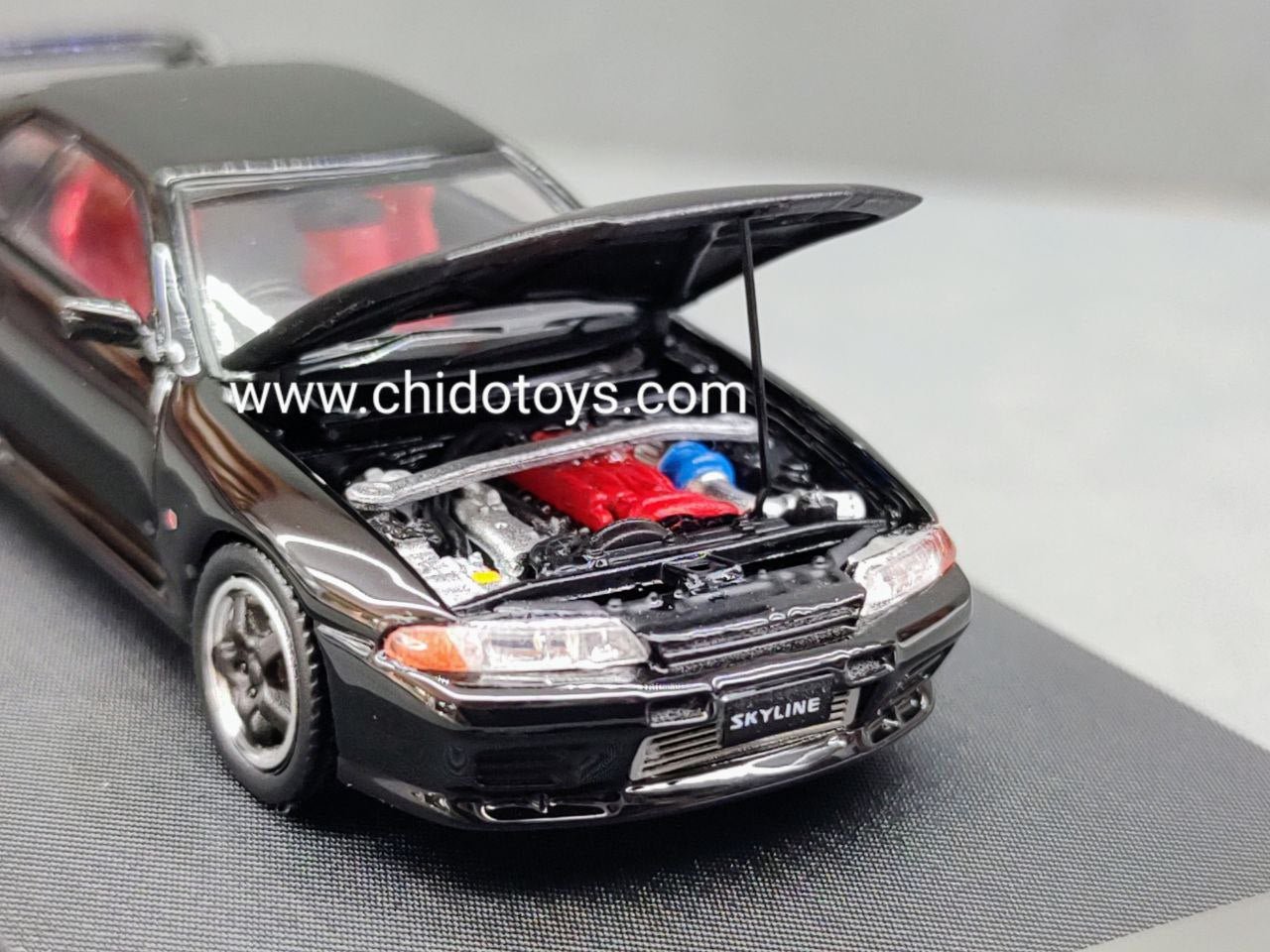Auto a escala marca Cool Art, Modelo Nissan GTR R32 - Chido Toys