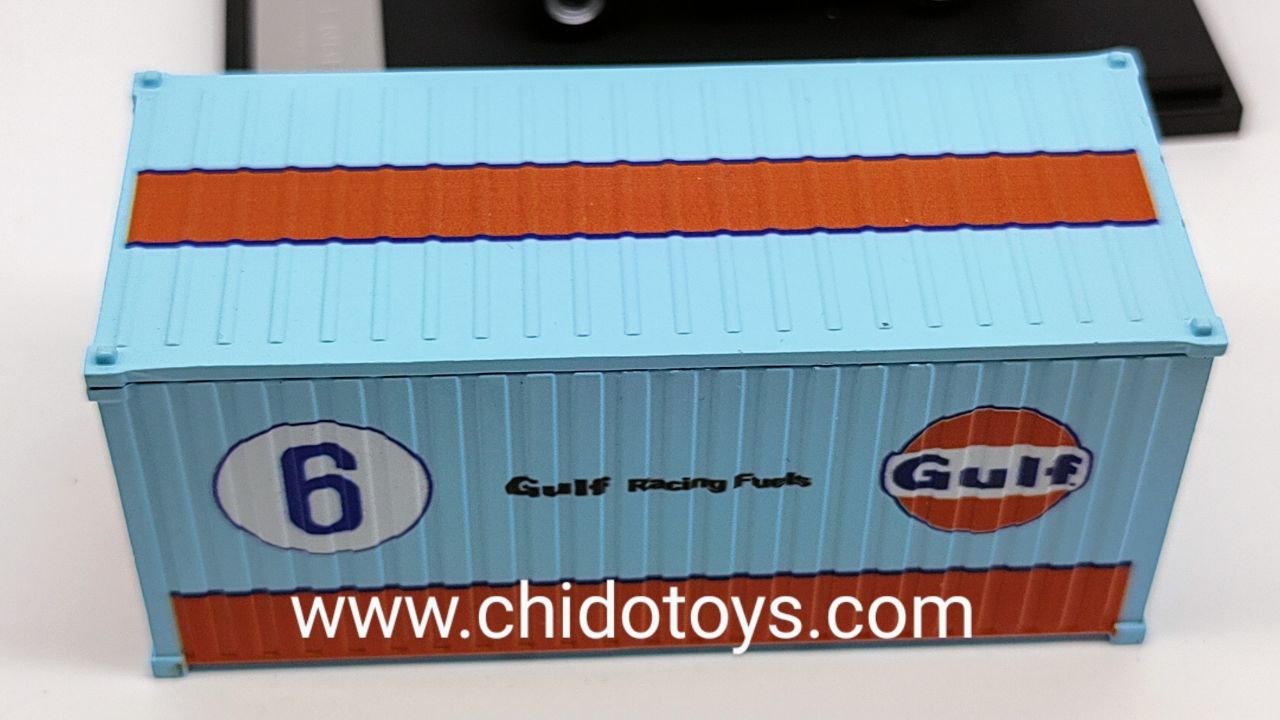 Auto a escala marca Cool Art, modelo SET Land Rover Defender Gulf - Chido Toys