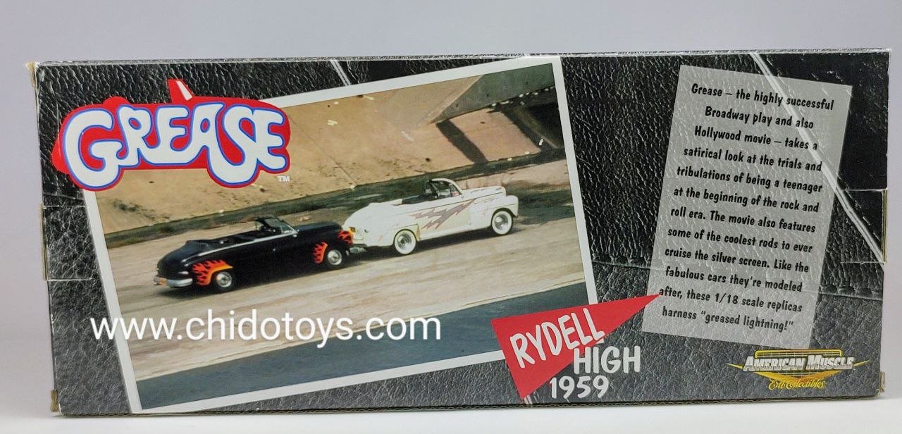 Auto a escala marca ERTL "American Muscle", Modelo Ford 34´ Hot Rod, Película Grease - Chido Toys