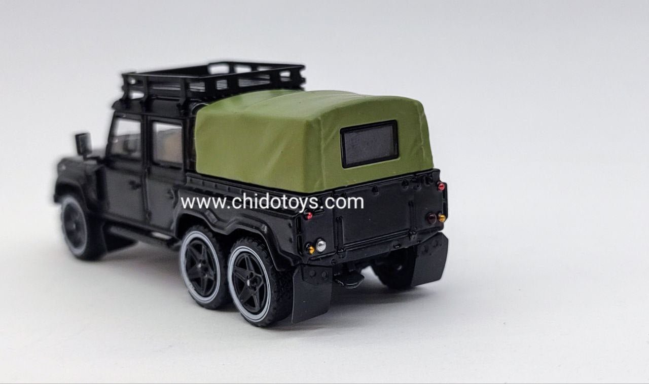 Auto a escala marca GCD, Modelo Defender 6x6 - Chido Toys