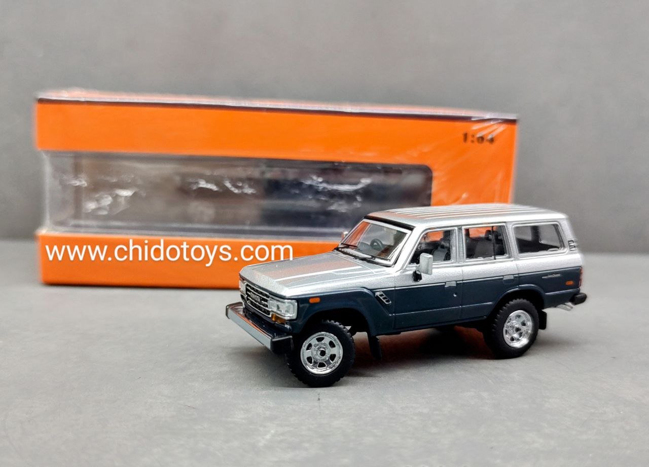 Auto a escala marca GDC, Modelo Toyota Land Cruiser 60 - Chido Toys