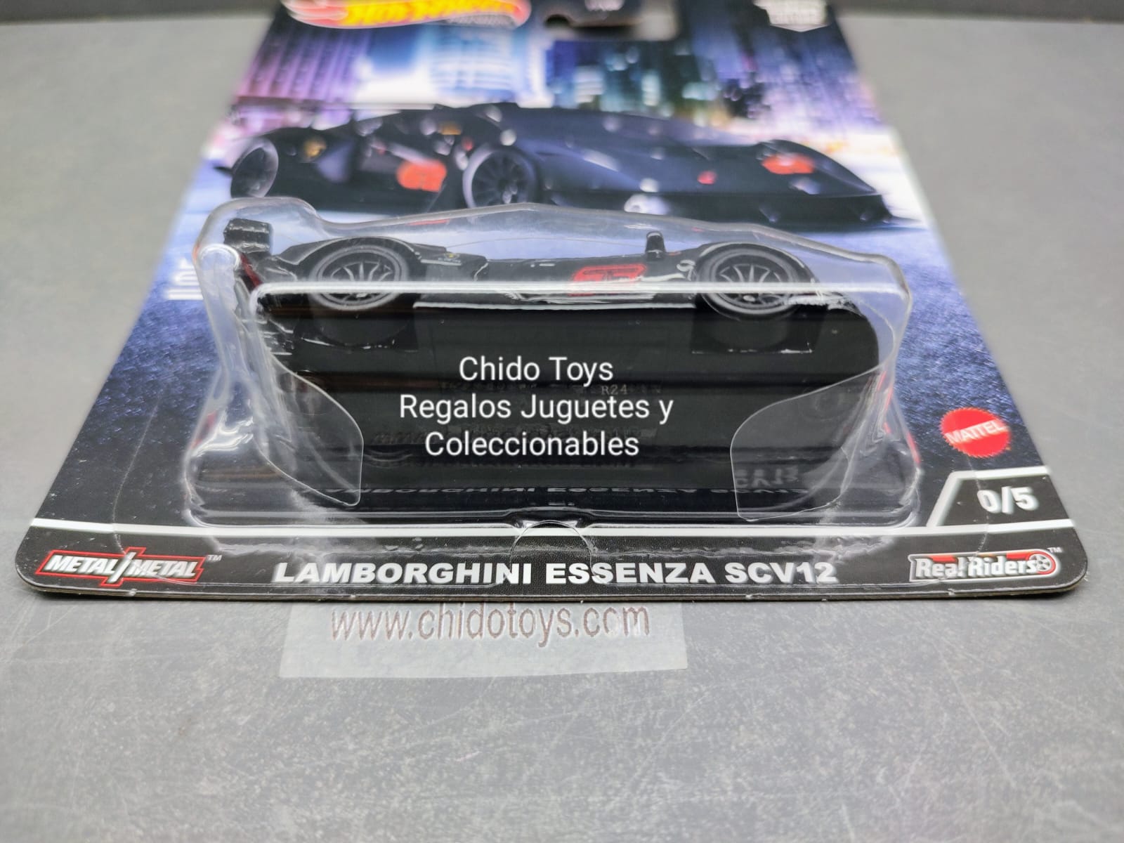 Auto a escala marca Hot Wheels CHASE Lamborghini Essenza Exotics Envy 2022 - Chido Toys