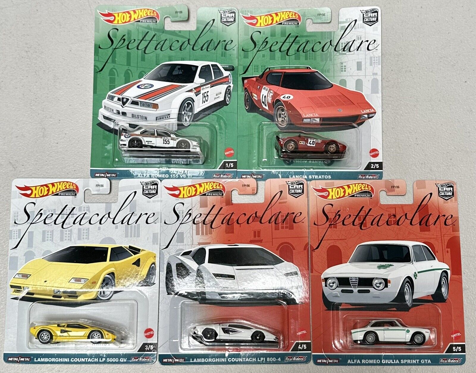 Auto a escala marca Hot Wheels, Serie Premium Car Cultures 2023 B Estuche Spettacolare - Chido Toys