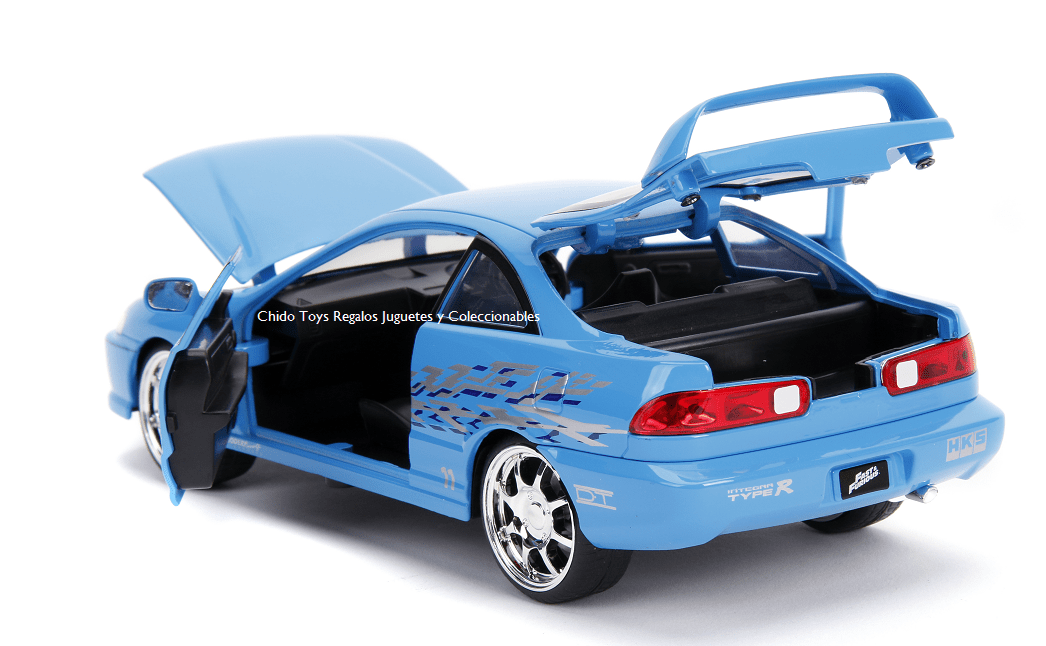 Auto a escala marca Jada, Modelo Acura Integra de Mia (Fast & Furious 1) - Chido Toys