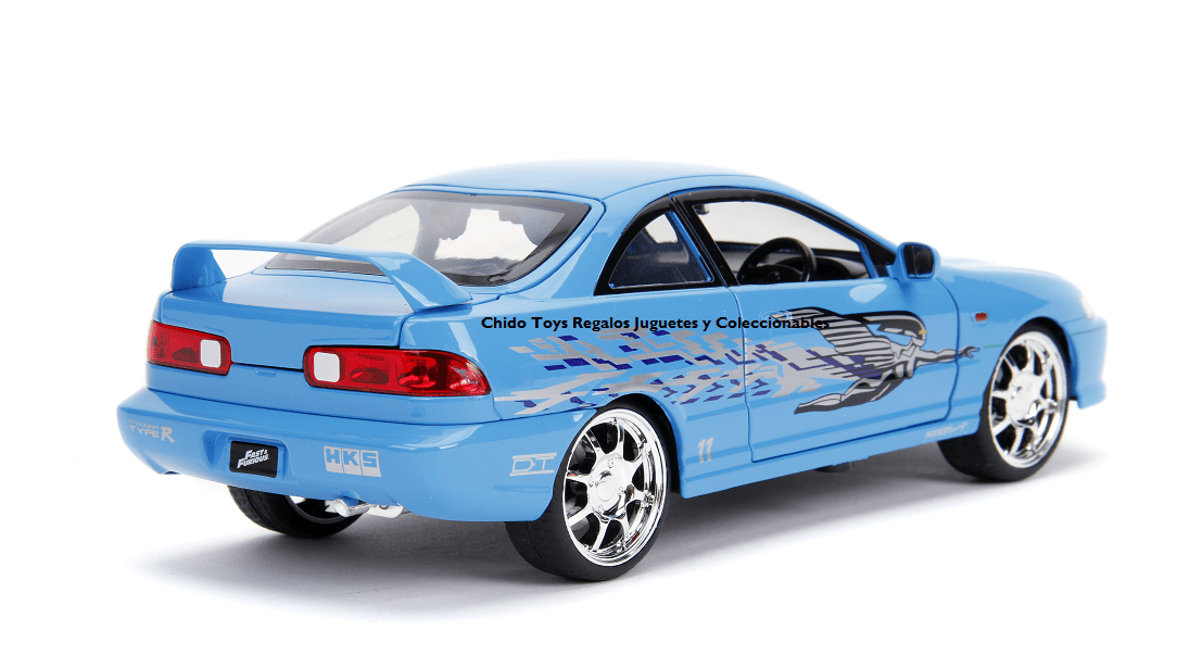 Auto a escala marca Jada, Modelo Acura Integra de Mia (Fast & Furious 1) - Chido Toys