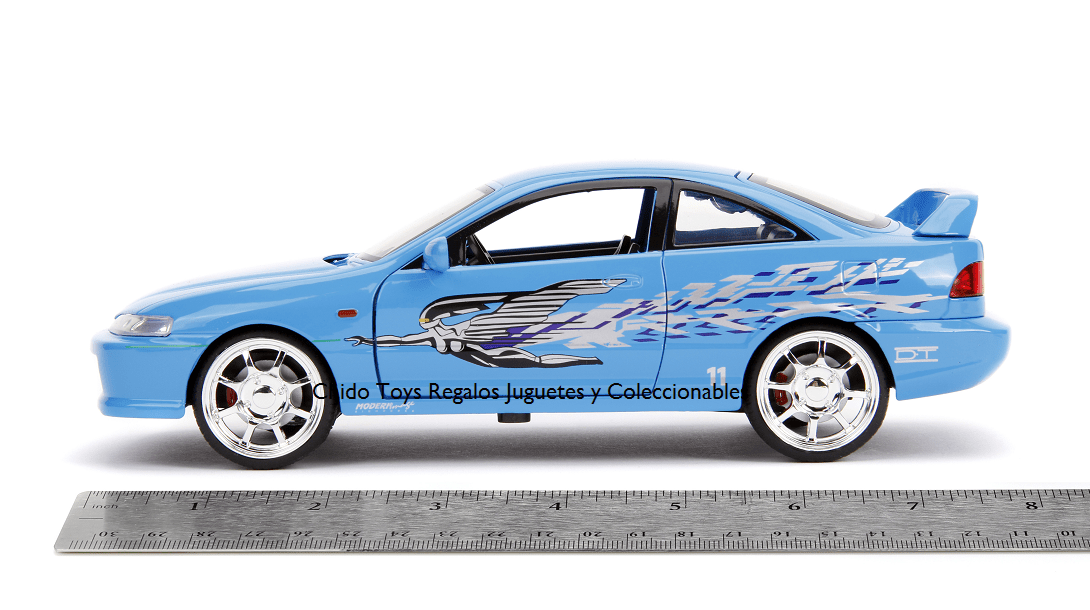 Auto a escala marca Jada, Modelo Acura Integra de Mia (Fast & Furious 1) - Chido Toys