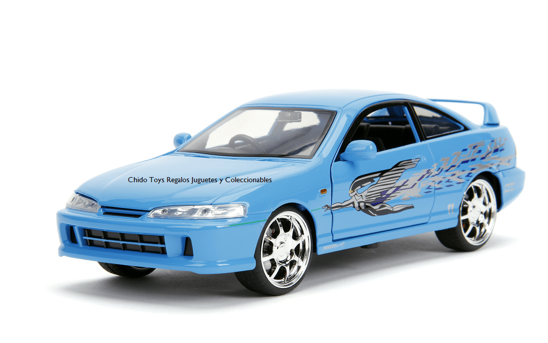 Auto a escala marca Jada, Modelo Acura Integra de Mia (Fast & Furious 1) - Chido Toys