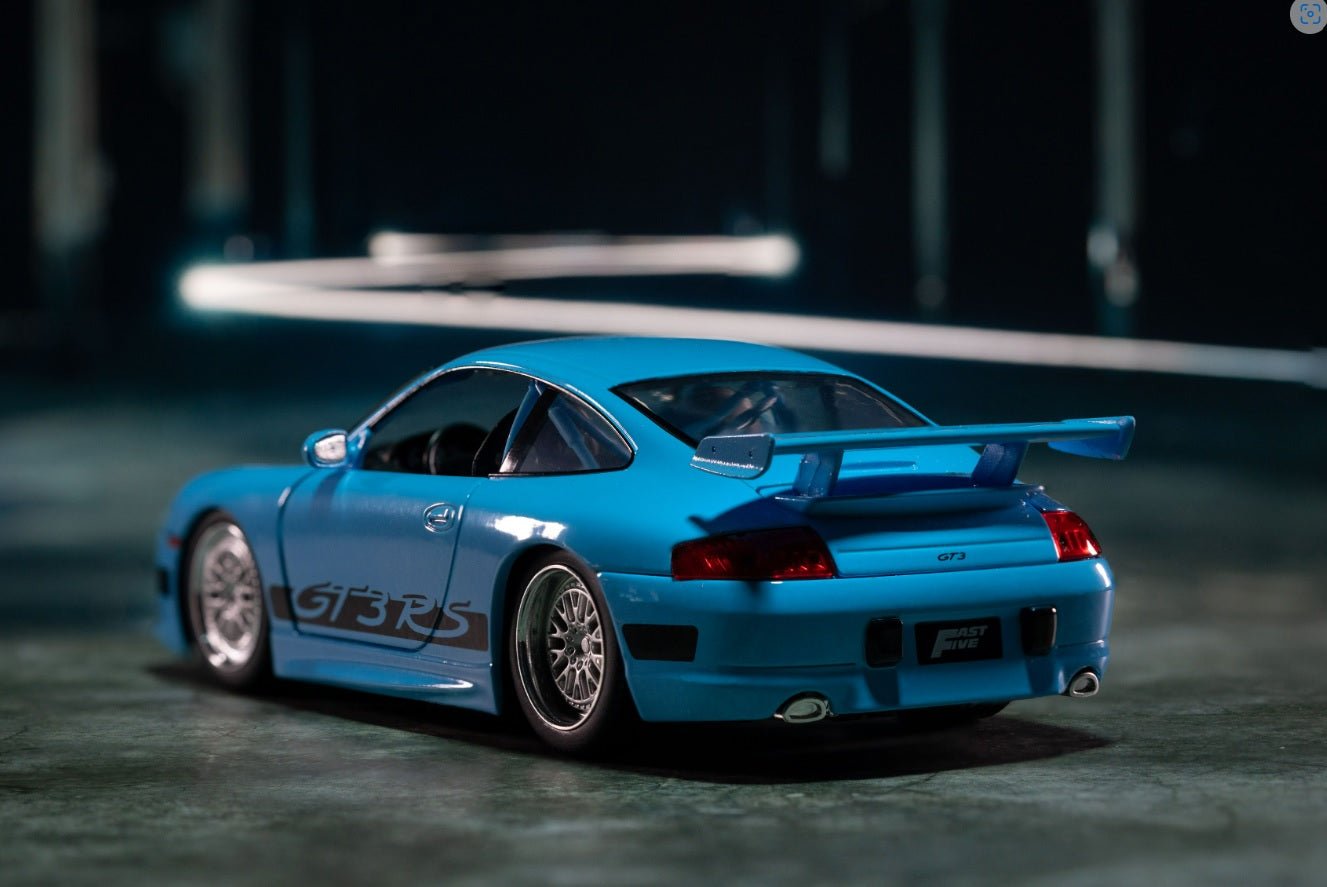 Auto a escala marca Jada, Modelo Brian's Porsche 911 (996.2) GT3 RS - Chido Toys