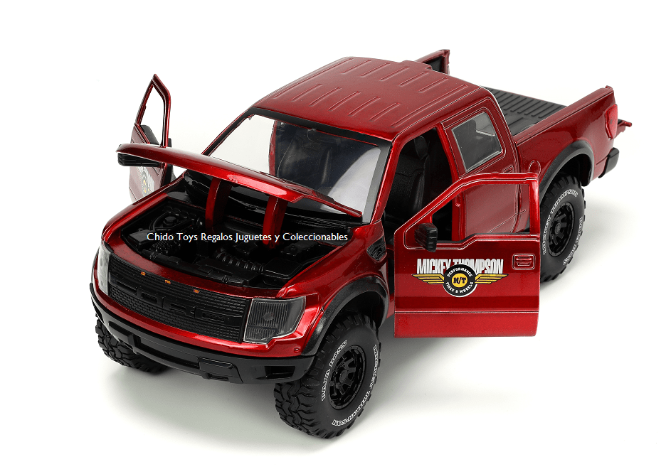 Auto a escala marca Jada, Modelo Ford F - 150 SVY Raptor - Chido Toys