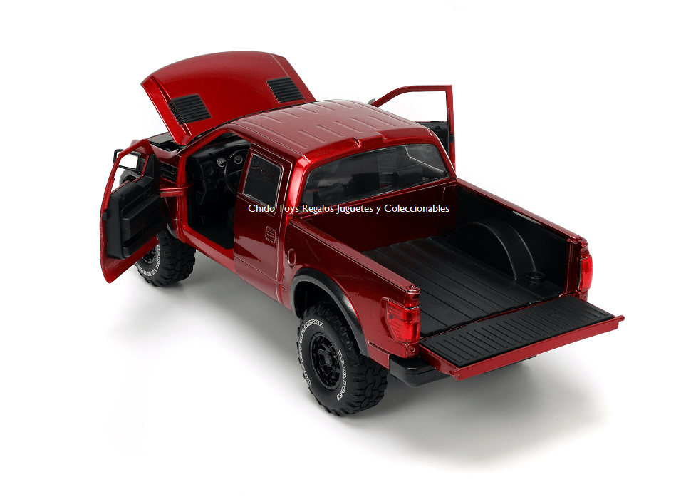 Auto a escala marca Jada, Modelo Ford F - 150 SVY Raptor - Chido Toys