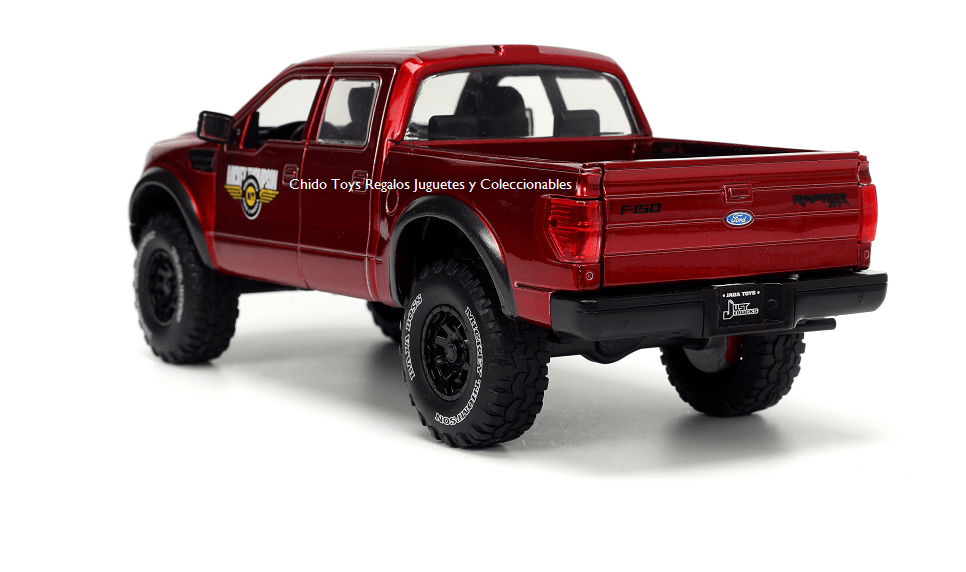 Auto a escala marca Jada, Modelo Ford F - 150 SVY Raptor - Chido Toys