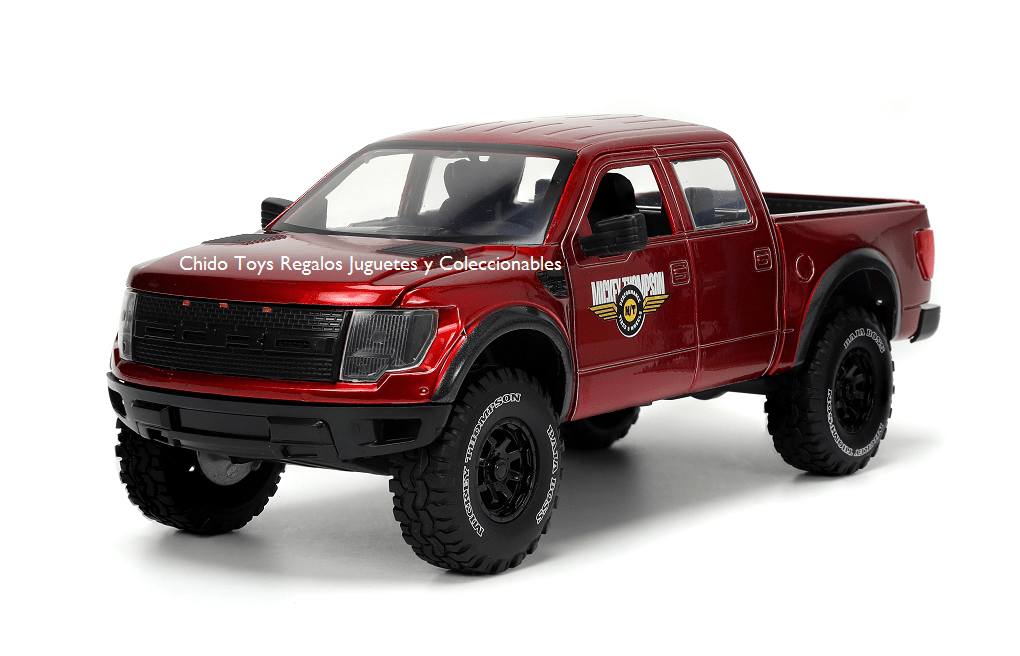 Auto a escala marca Jada, Modelo Ford F - 150 SVY Raptor - Chido Toys