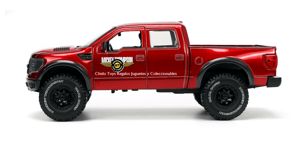 Auto a escala marca Jada, Modelo Ford F - 150 SVY Raptor - Chido Toys