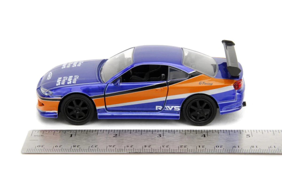 Auto a escala marca Jada, Modelo Nissan Silvia 2001, Fast & Furious - Chido Toys