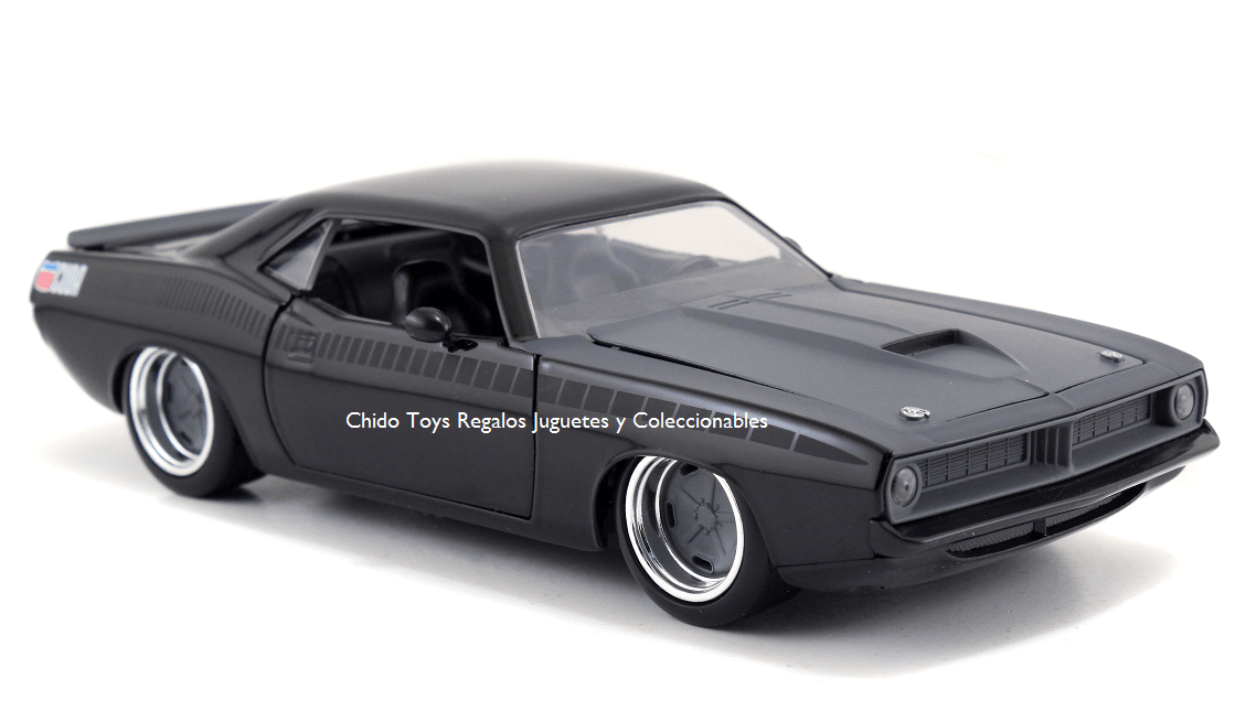 Auto a escala marca Jada, Modelo Plymouth Barracuda - Chido Toys