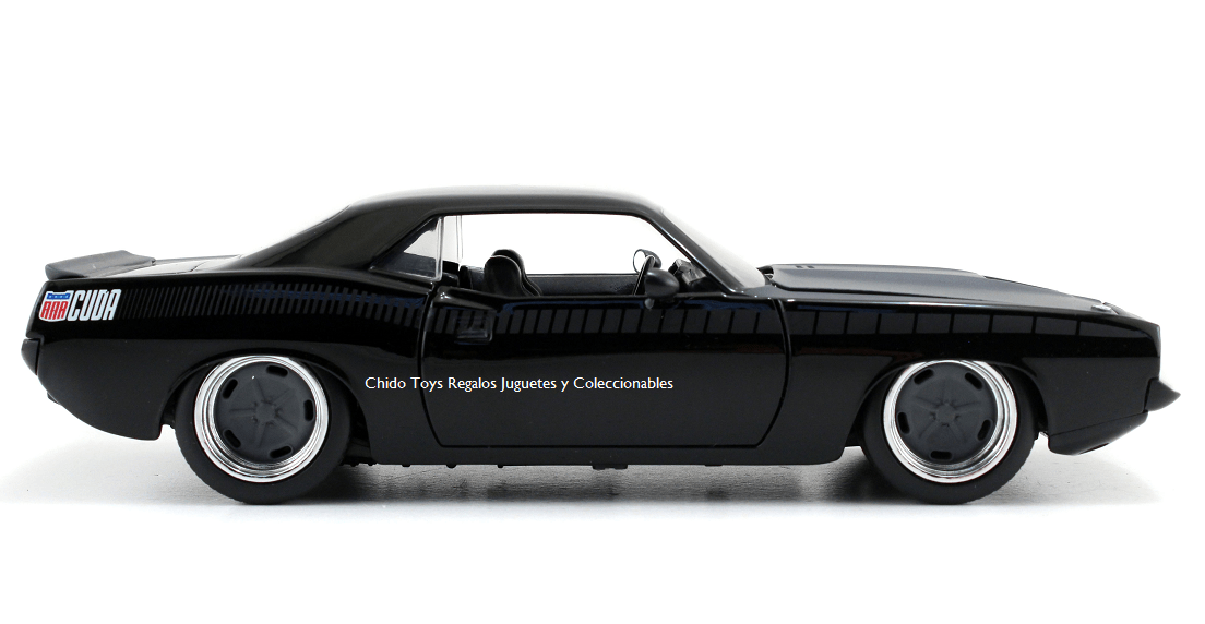 Auto a escala marca Jada, Modelo Plymouth Barracuda - Chido Toys