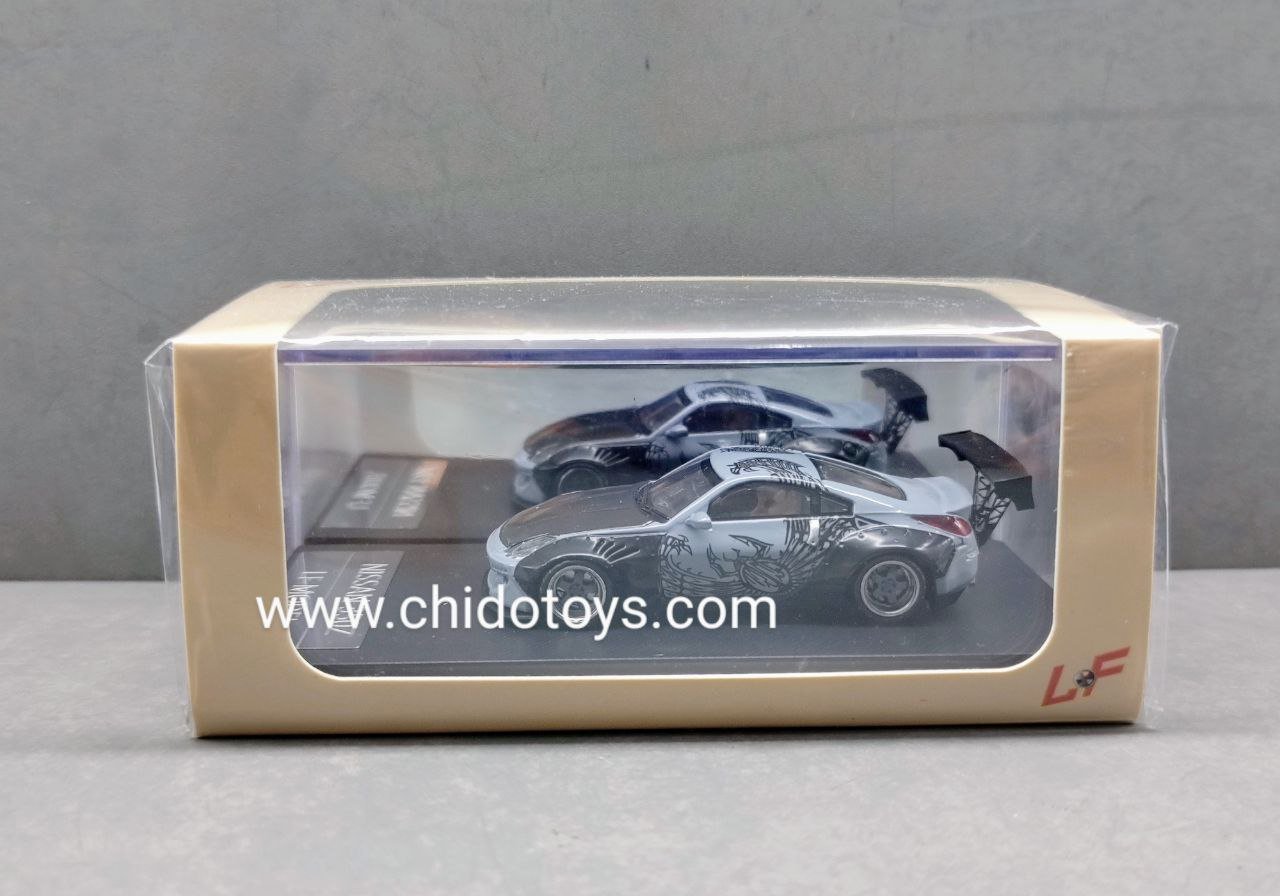 Auto a escala marca Lang Feng (LF) Model, Nissan 350 Z "DK" Fast and Furious - Chido Toys