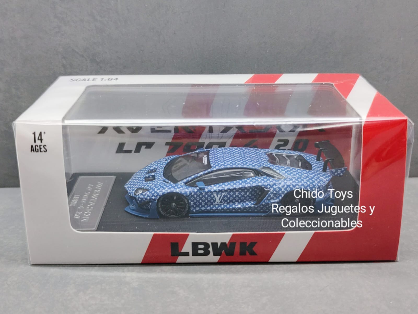 Auto a escala marca LBWK, Modelo Lamborghini Aventador 2.0 LP 700 - 4 - Chido Toys