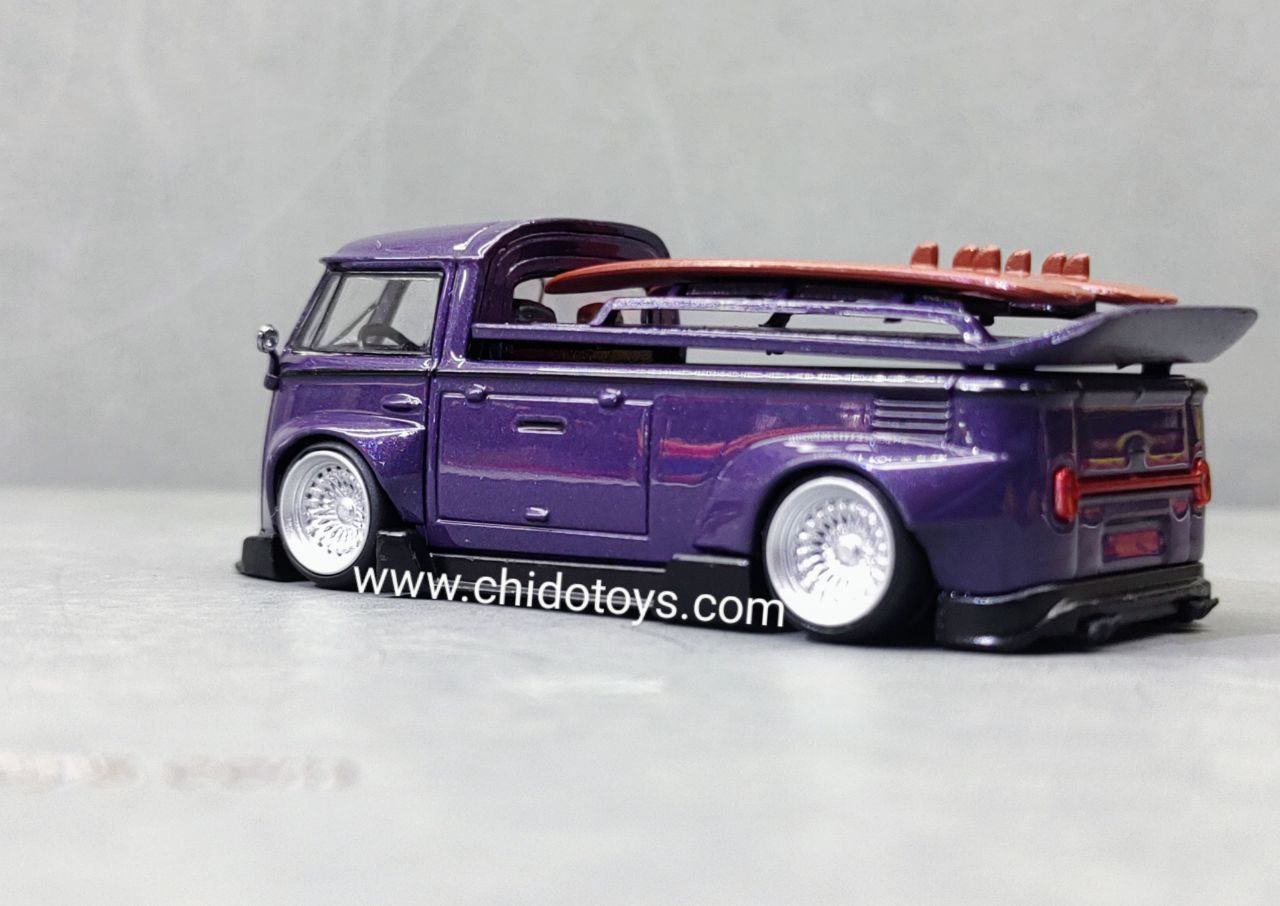 Auto a Escala marca LFModel, RWB V.W. T1 Pickup - Chido Toys