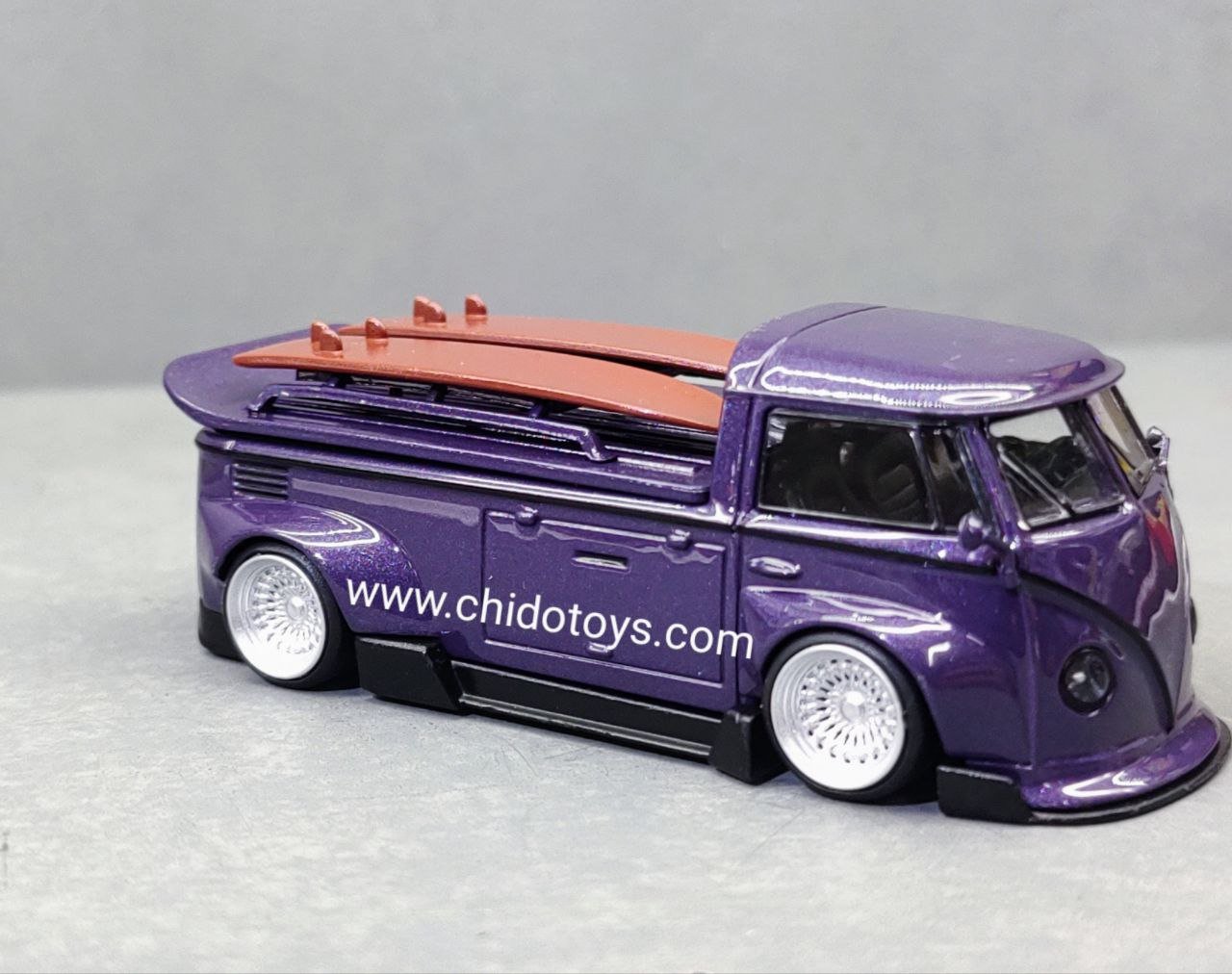 Auto a Escala marca LFModel, RWB V.W. T1 Pickup - Chido Toys
